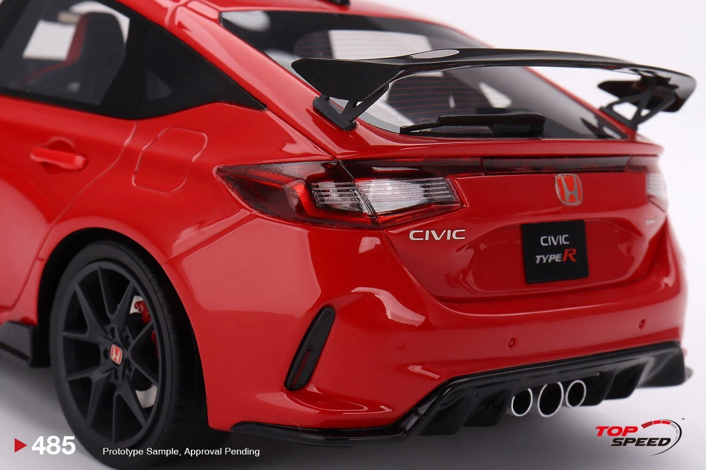 TOPSPEED HONDA CIVIC TYPE R RALLYE RED (LHD) 2023