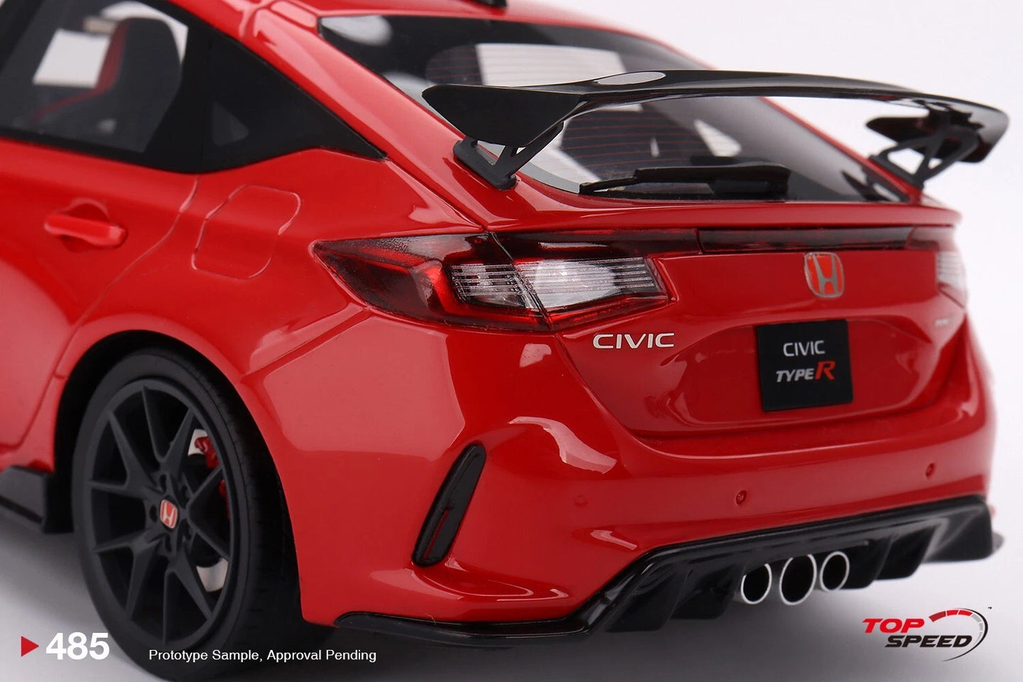 TOPSPEED HONDA CIVIC TYPE R RALLYE RED (LHD) 2023