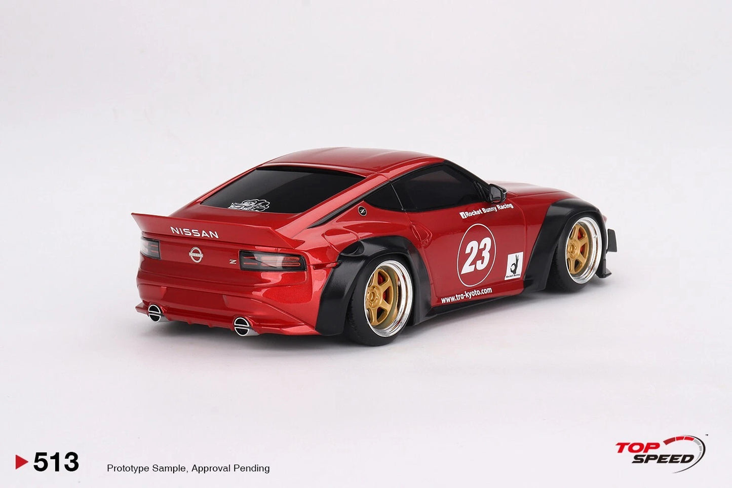 TOPSPEED NISSAN Z (RZ34) PANDEM PASSION RED (RESIN)