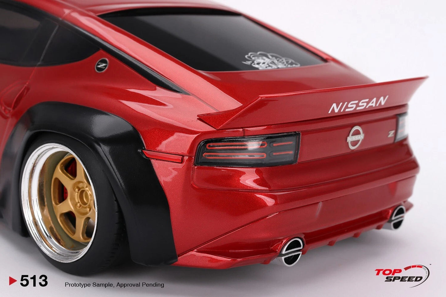TOPSPEED NISSAN Z (RZ34) PANDEM PASSION RED (RESIN)