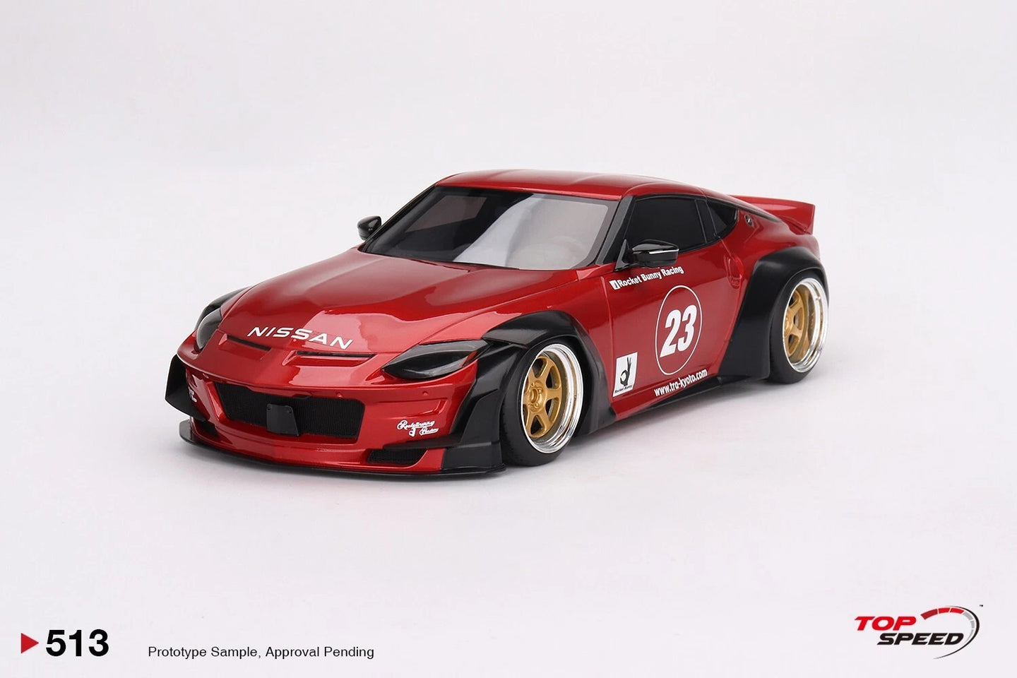 TOPSPEED NISSAN Z (RZ34) PANDEM PASSION RED (RESIN)