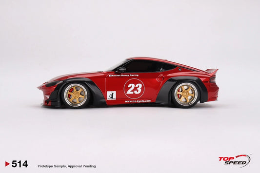 TOPSPEED NISSAN FAIRLADY Z (RZ34) PANDEM PASSION RED (RESIN)