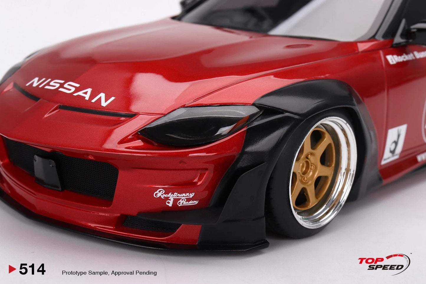 TOPSPEED NISSAN FAIRLADY Z (RZ34) PANDEM PASSION RED (RESIN)