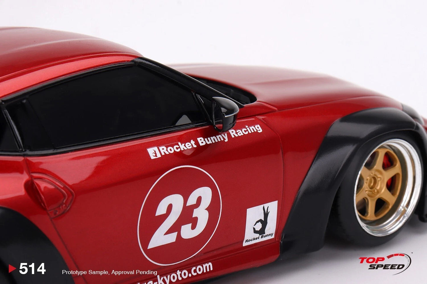 TOPSPEED NISSAN FAIRLADY Z (RZ34) PANDEM PASSION RED (RESIN)