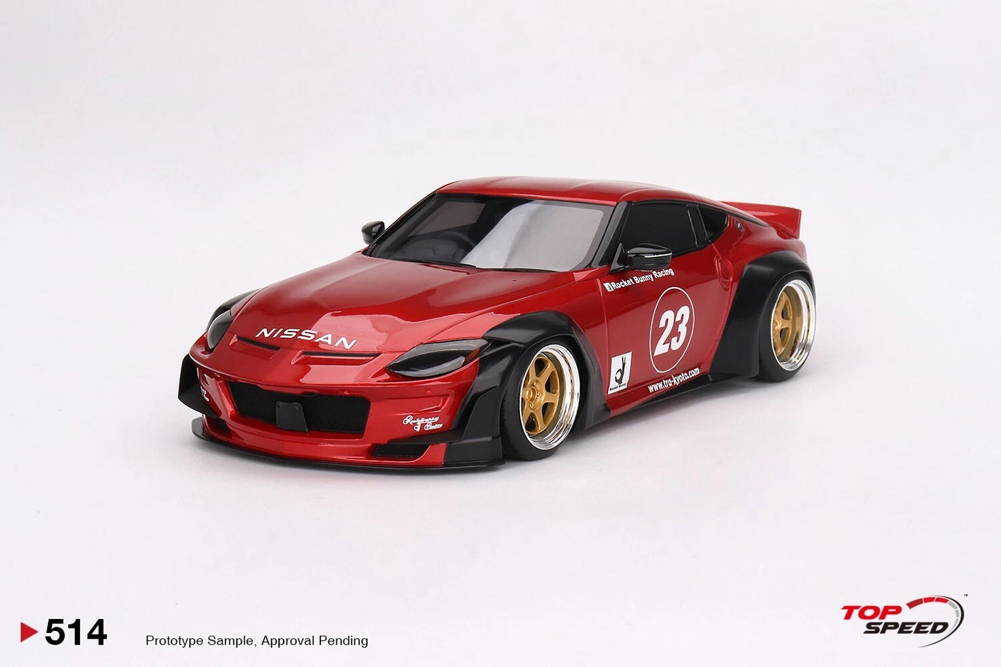 TOPSPEED NISSAN FAIRLADY Z (RZ34) PANDEM PASSION RED (RESIN)