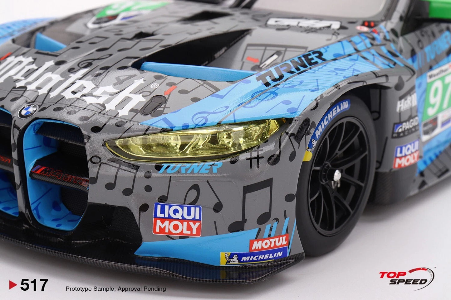 TOPSPEED BMW M4 GT3 NO.97 TURNER MOTORSPORTS IMSA 2023 LAGUNA SECA GTD 2ND PLACE