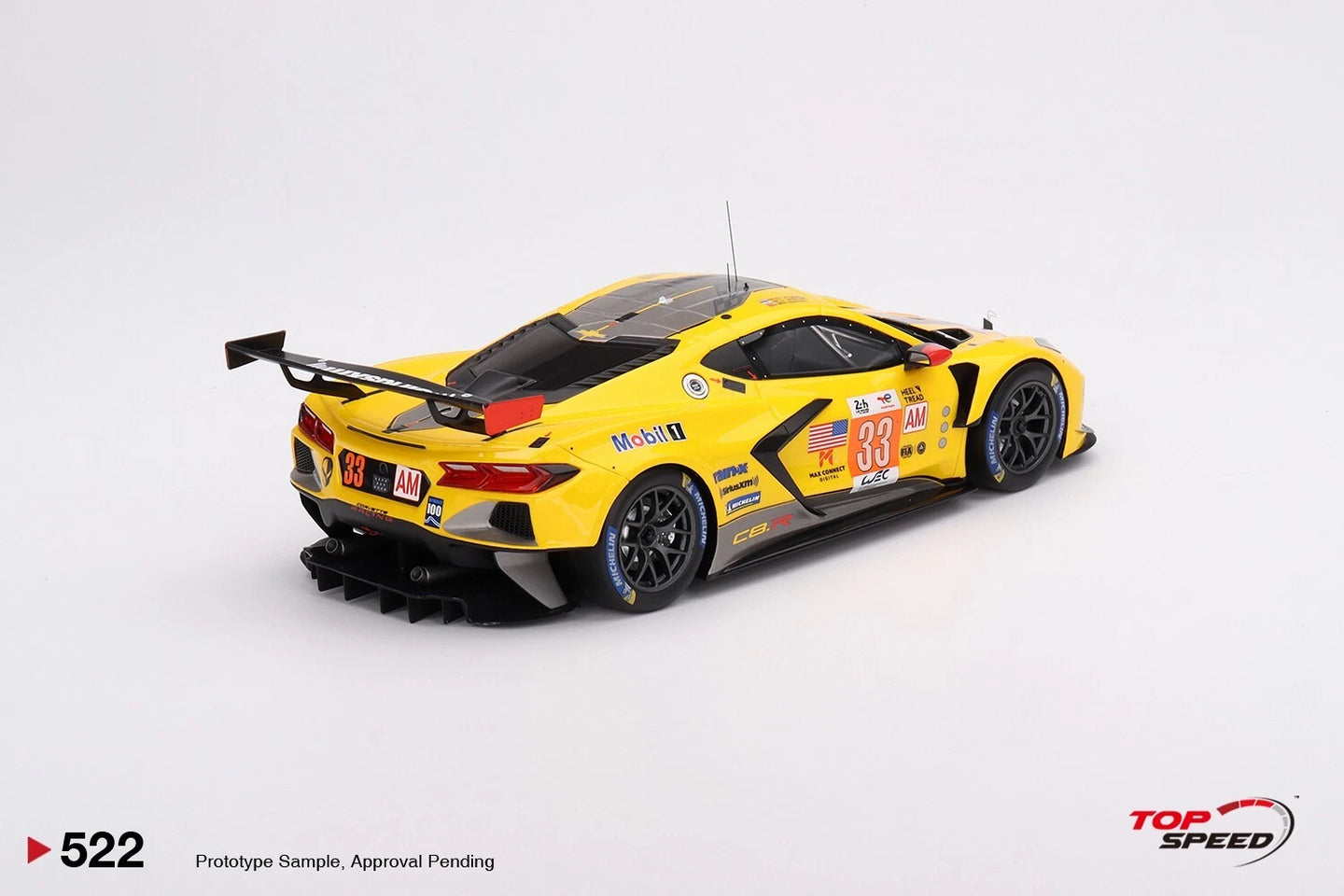 TOPSPEED CHEVROLET CORVETTE C8.R NO.33 CORVETTE RACING 2023 LE MANS 24 HRS LM GTE AM CLASS WINNER