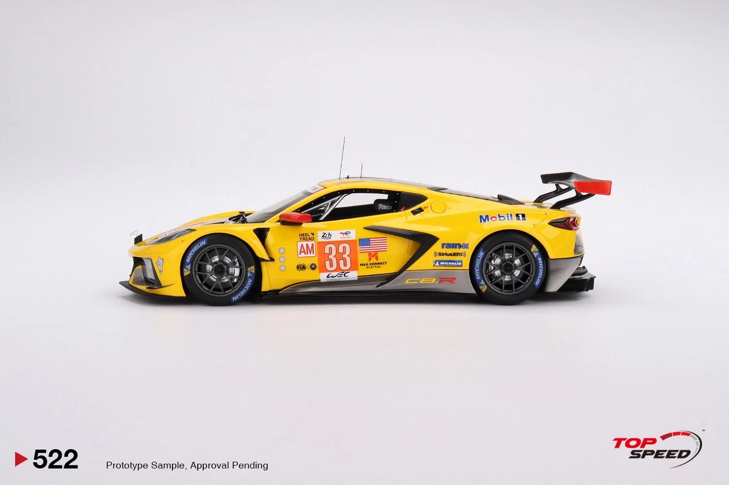TOPSPEED CHEVROLET CORVETTE C8.R NO.33 CORVETTE RACING 2023 LE MANS 24 HRS LM GTE AM CLASS WINNER