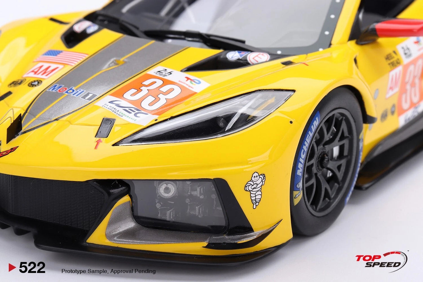 TOPSPEED CHEVROLET CORVETTE C8.R NO.33 CORVETTE RACING 2023 LE MANS 24 HRS LM GTE AM CLASS WINNER