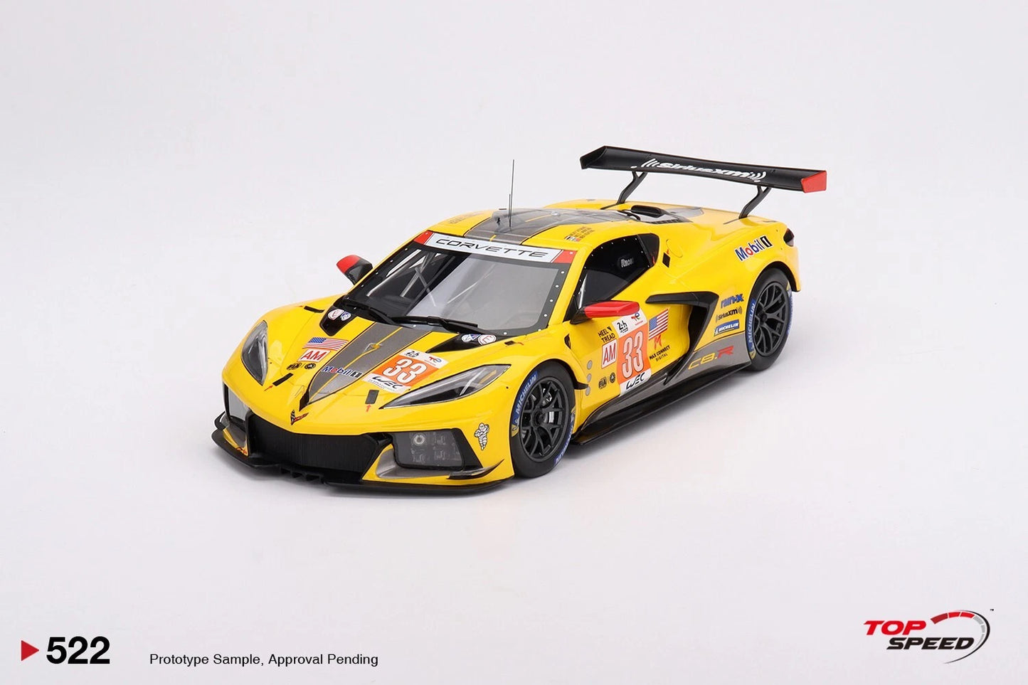TOPSPEED CHEVROLET CORVETTE C8.R NO.33 CORVETTE RACING 2023 LE MANS 24 HRS LM GTE AM CLASS WINNER