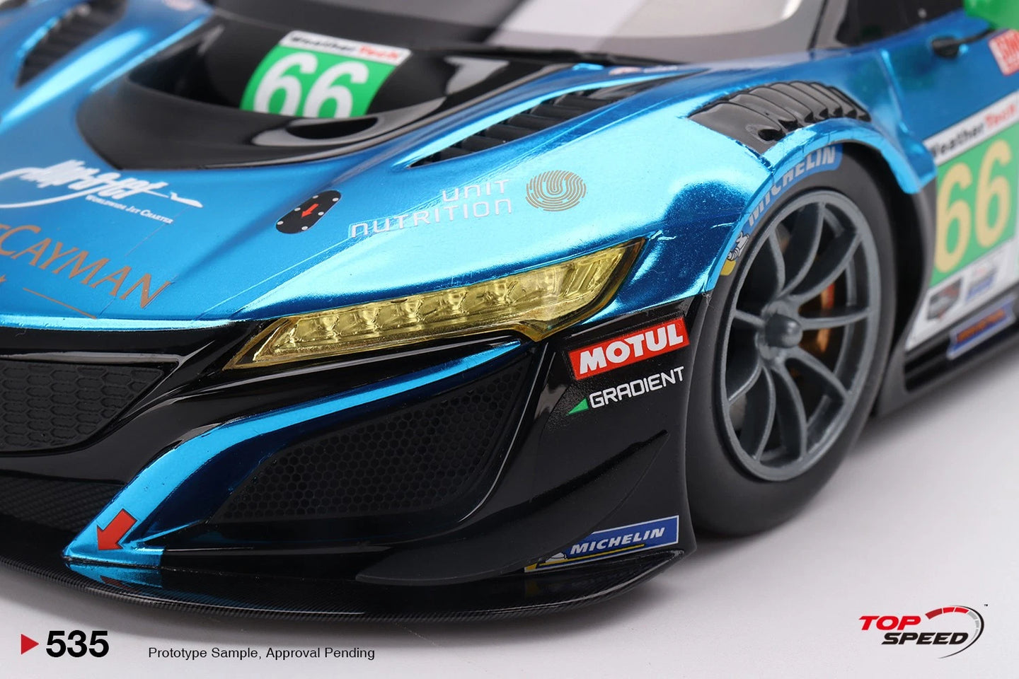 TOPSPEED ACURA NSX GT3 EVO22 NO.66 GRADIENT RACING