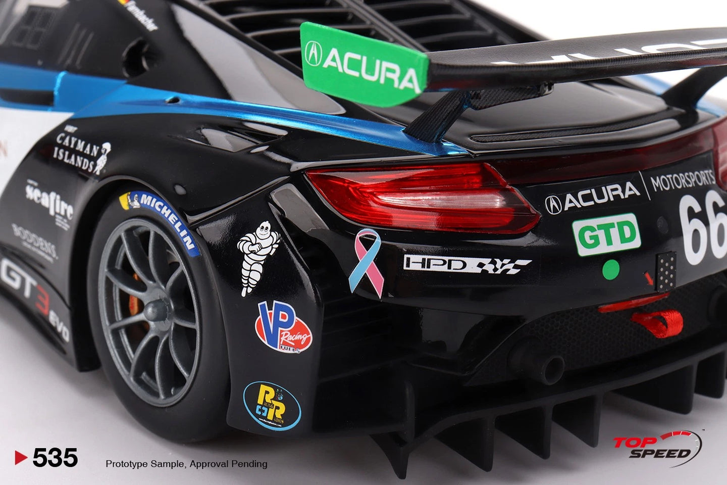 TOPSPEED ACURA NSX GT3 EVO22 NO.66 GRADIENT RACING