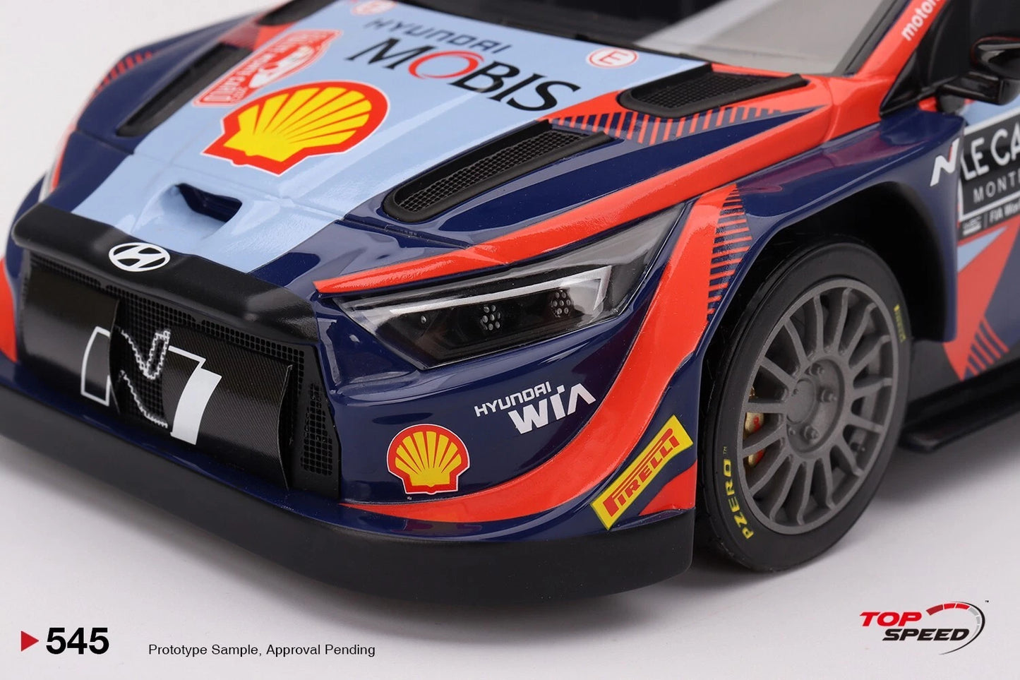 TOPSPEED HYUNDAI I20 N RALLY1 HYBRID NO.11 2023 RALLY MONTE CARLO 3RD PLACE