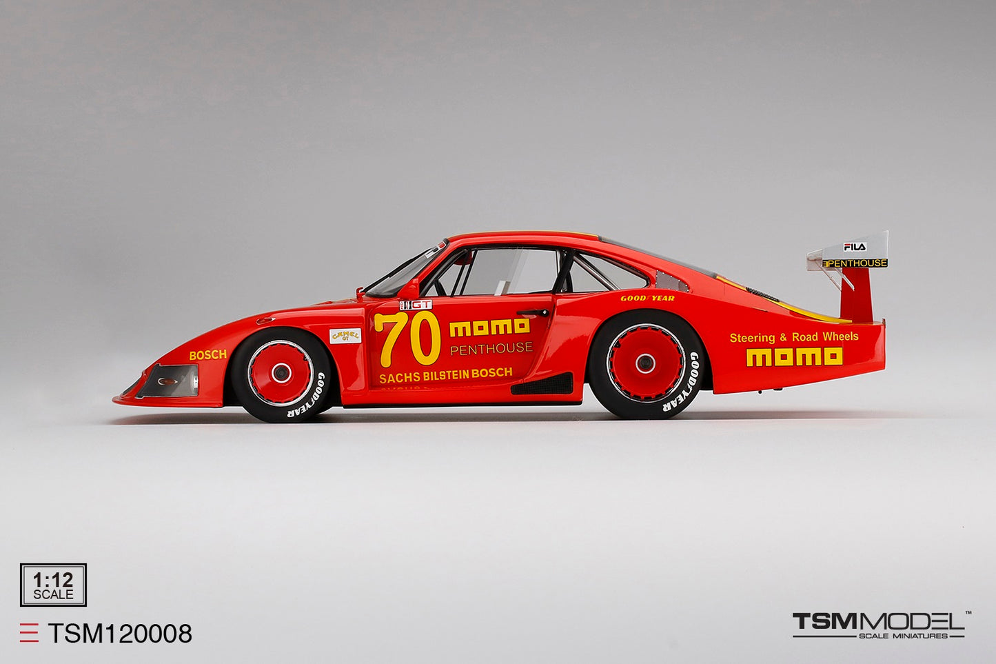 TRUESCALE MINIATURES PORSCHE 935/78 NO.70 "MOBY DICK MOMO/PENTHOUSE" 1981