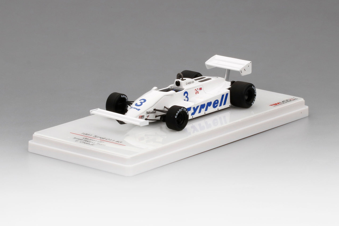 TRUESCALE MINIATURES 1981 TYRRELL 011 NO.3 GERMAN GP