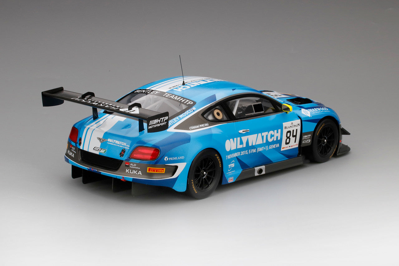 TRUESCALE MINIATURES BENTLEY CONTINENTAL GT3 NO.84 BLANCPAIN GT SERIES SPRINT CUP MOSCOW CITY RACING 2015 BENTLEY TEAM HTP
