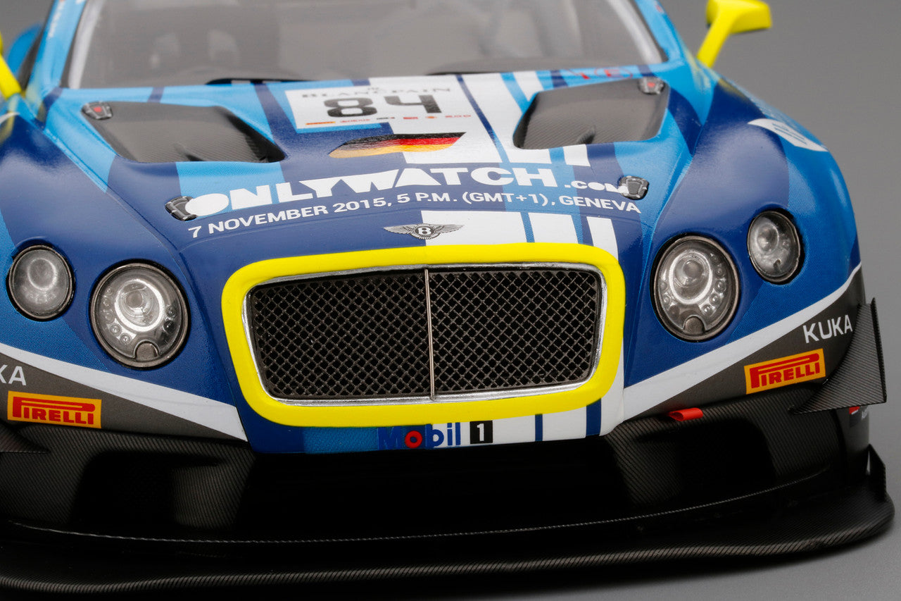 TRUESCALE MINIATURES BENTLEY CONTINENTAL GT3 NO.84 BLANCPAIN GT SERIES SPRINT CUP MOSCOW CITY RACING 2015 BENTLEY TEAM HTP