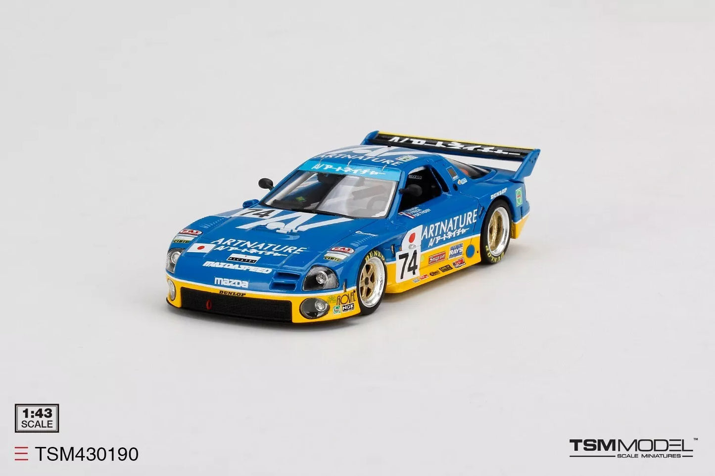 TRUE SCALE MINIATURES MAZDA RX-7 NO.74 TEAM ARNATURE 1994 LE MANS 24HR