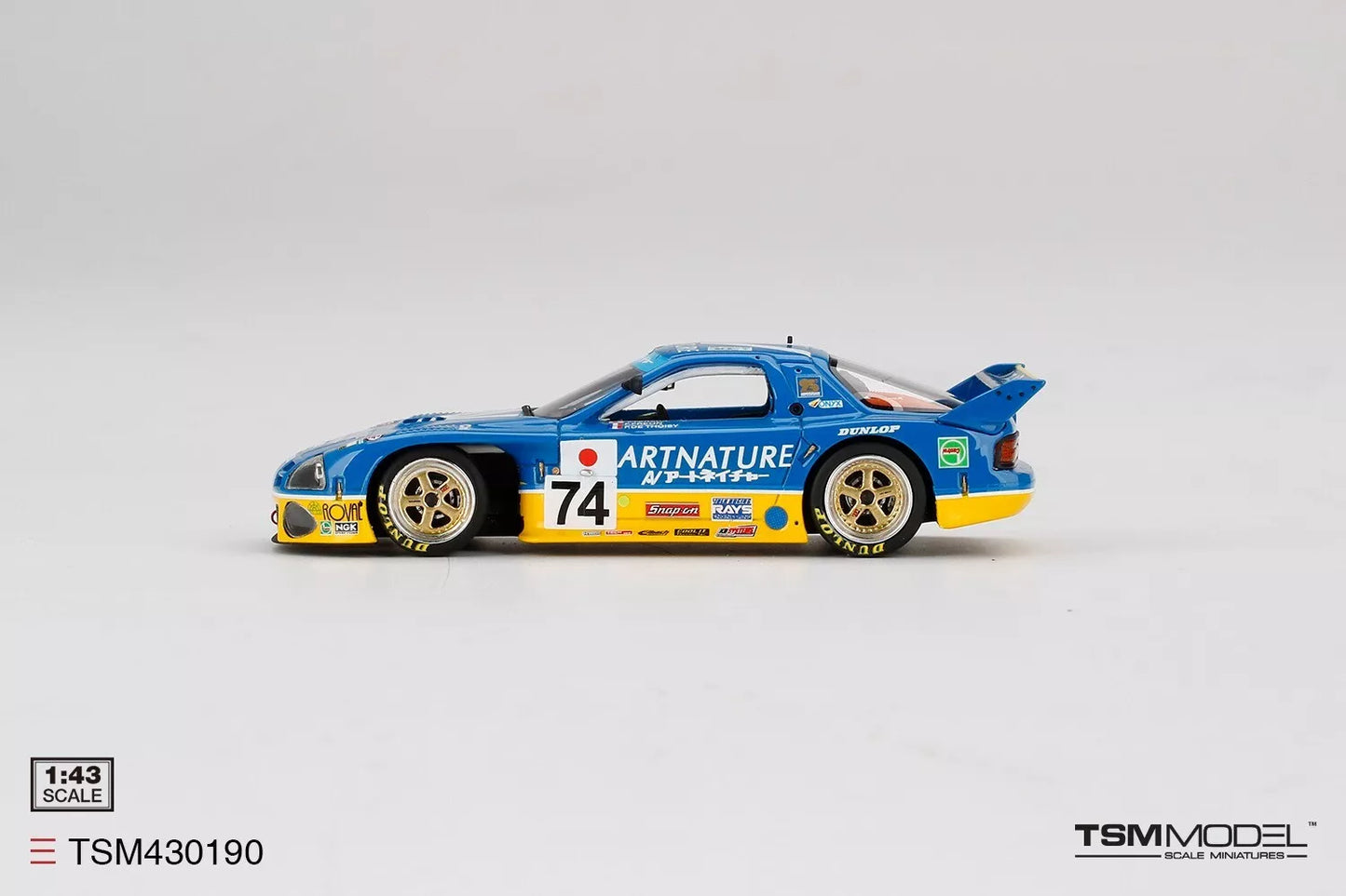 TRUE SCALE MINIATURES MAZDA RX-7 NO.74 TEAM ARNATURE 1994 LE MANS 24HR