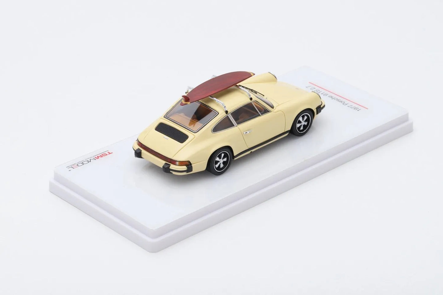 TRUE SCALE MINIATURES PORSCHE 911S 2.7 WITH SURF BOARD