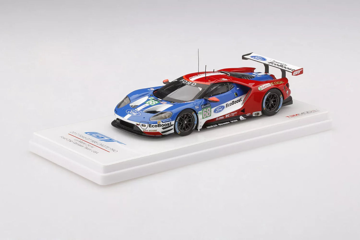 TRUESCALE MINIATURES FORD GT LMGTE PRO NO.68 2017 LE MANS 24HR
