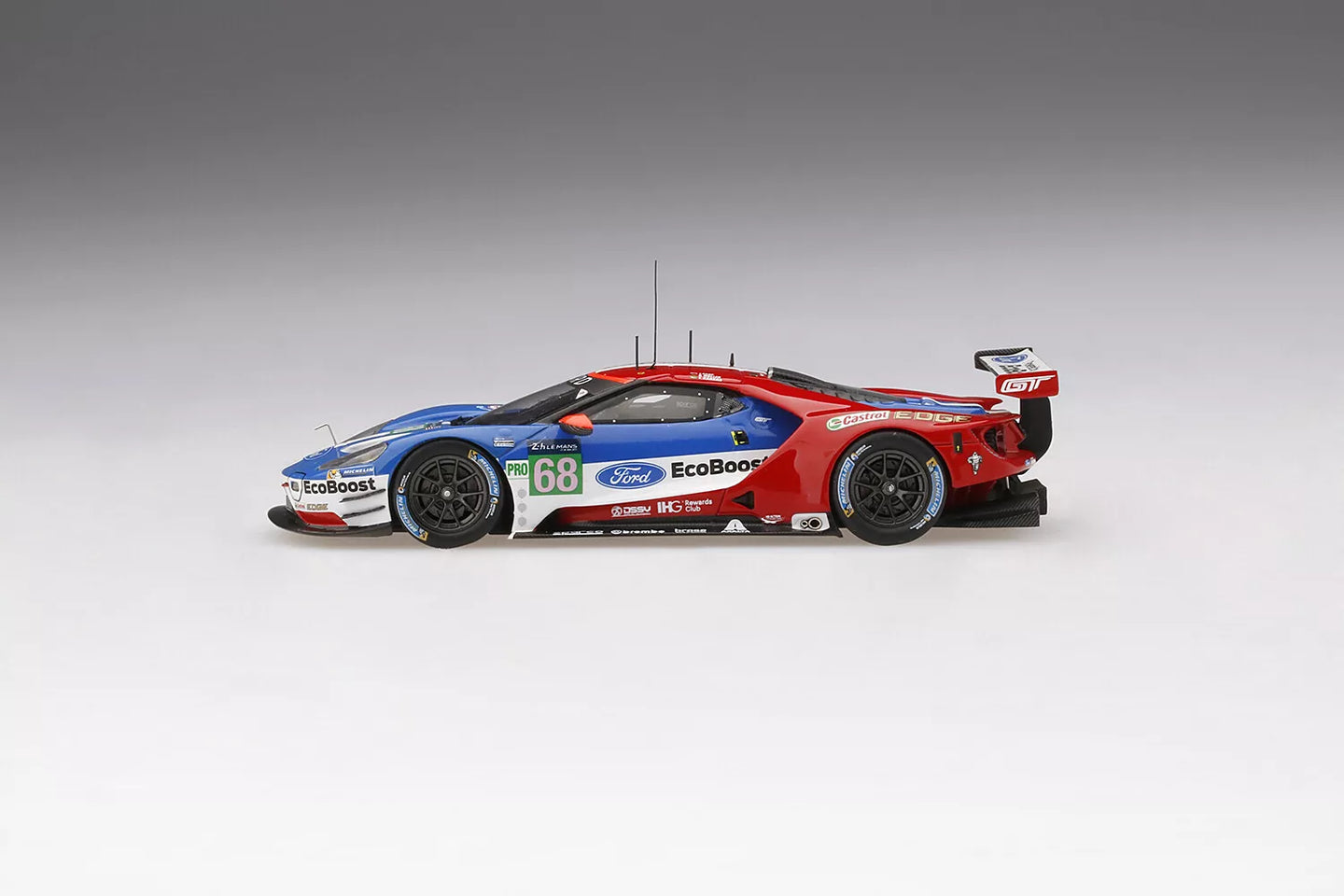 TRUESCALE MINIATURES FORD GT LMGTE PRO NO.68 2017 LE MANS 24HR