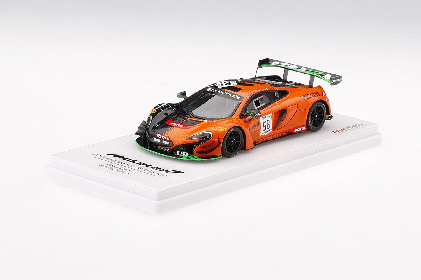 TRUESCALE MINIATURES MCLAREN 650S GT3 NO.58 2017