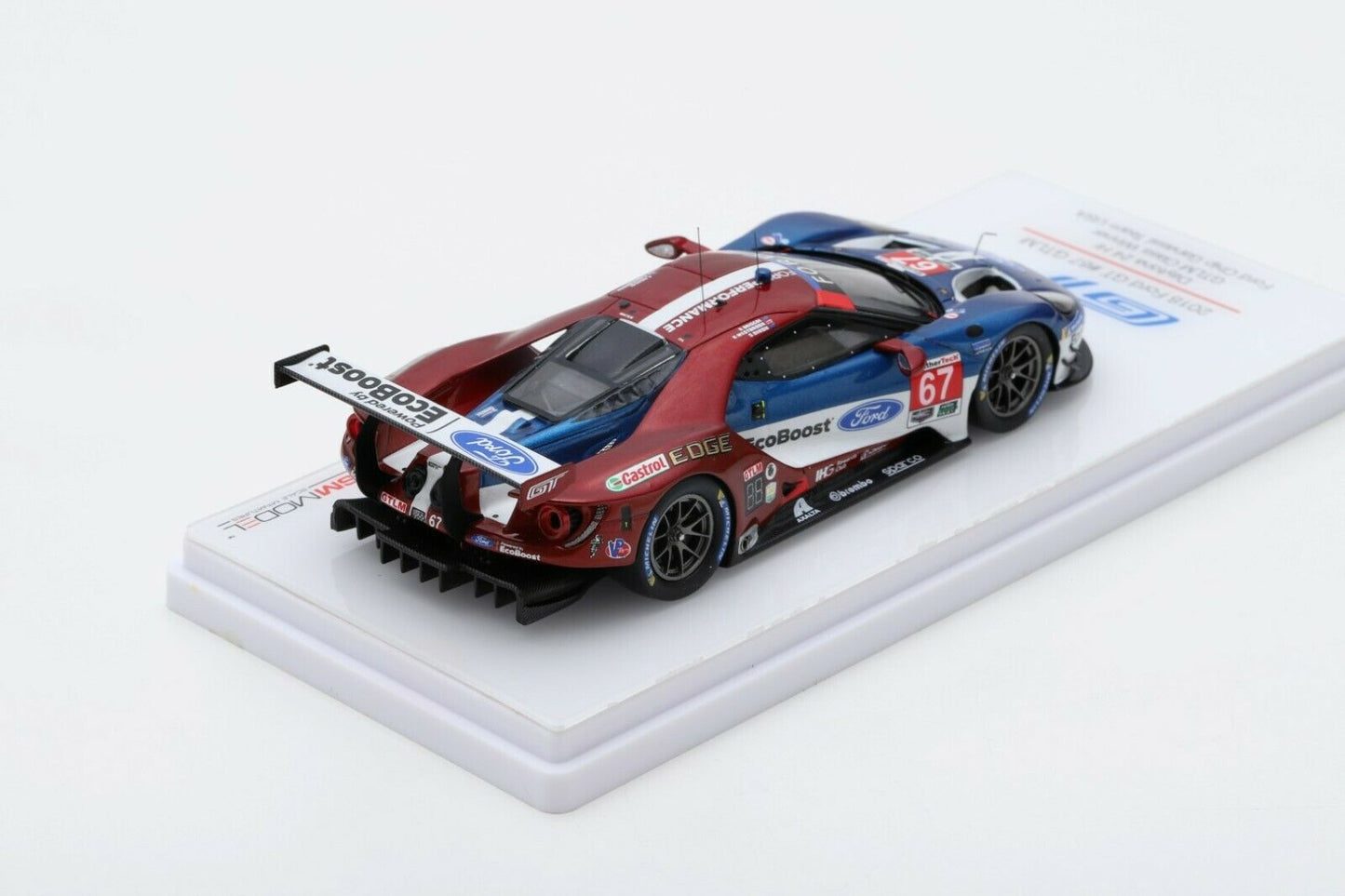 TRUESCALE MINIATURES FORD GT GTLM NO.67 2018 IMSA DAYTONA 24 HR. GTLM CLASS WINNER FORD CHIP GANASSI TEAM USA