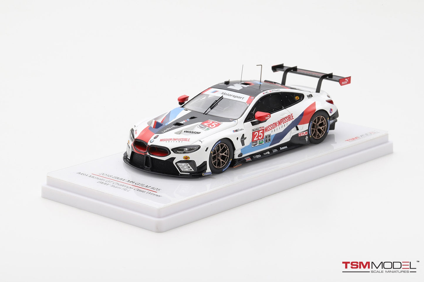 TRUE SCALE MINIATURES BMW M8 GTLM NO.25