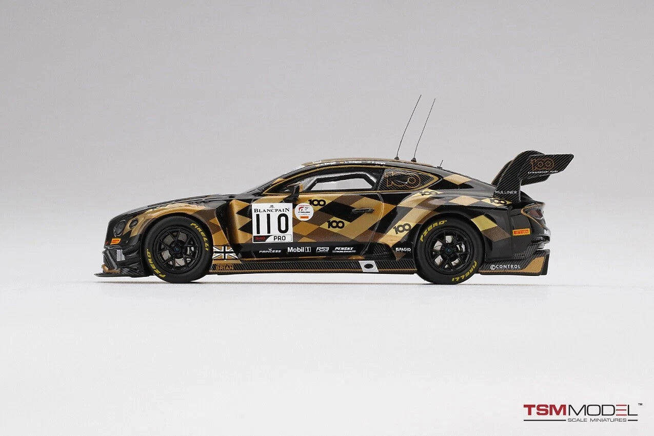 TRUESCALE MINIATURES BENTLEY CONTINENTAL GT3 NO.110