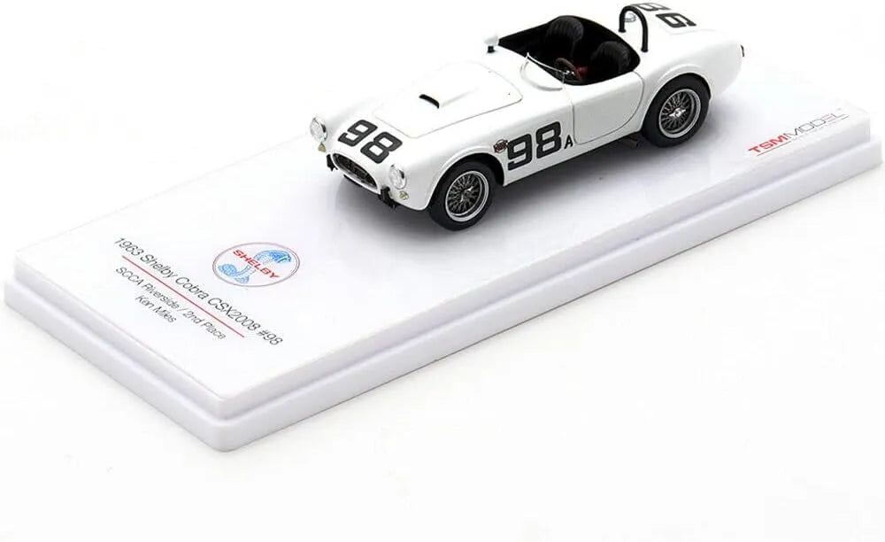 TRUESCALE MINIATURES SHELBY COBRA CSX2008 NO.98 1963 KEN MILES