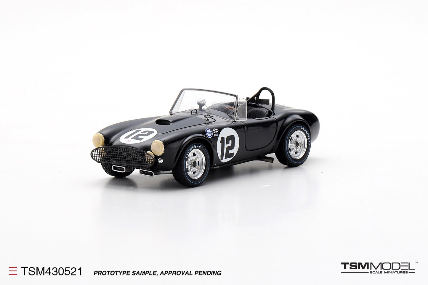TRUESCALE MINIATURES SHELBY COBRA CSX2127 #12 1963 KEN MILES/PHIL HILL