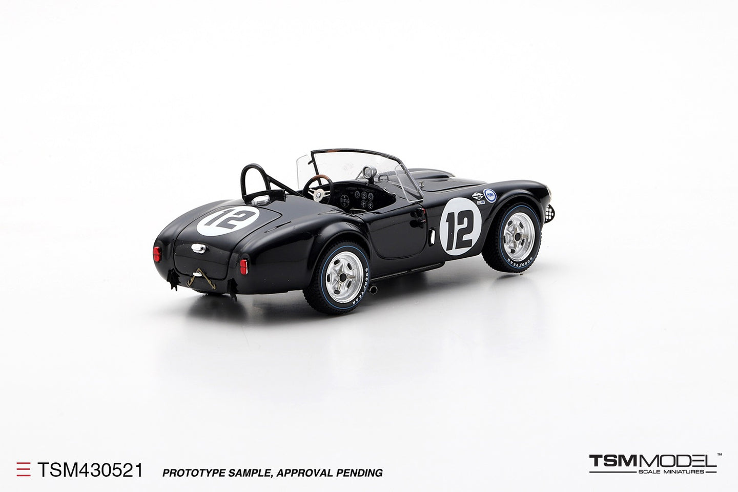 TRUESCALE MINIATURES SHELBY COBRA CSX2127 #12 1963 KEN MILES/PHIL HILL