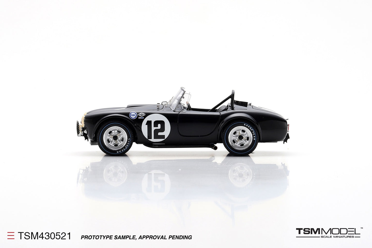 TRUESCALE MINIATURES SHELBY COBRA CSX2127 #12 1963 KEN MILES/PHIL HILL