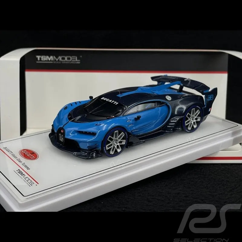 TRUE SCALE MINIATURES BUGATTI VISION GRAN TURISMO LIGHT BLUE