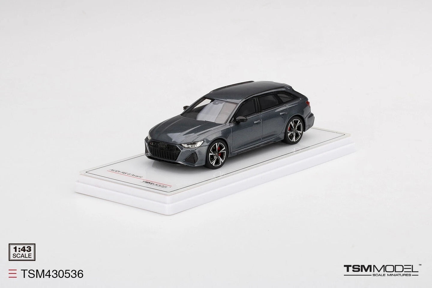 TRUESCALE MINIATURES AUDI RS 6 AVANT DAYTONA GREY