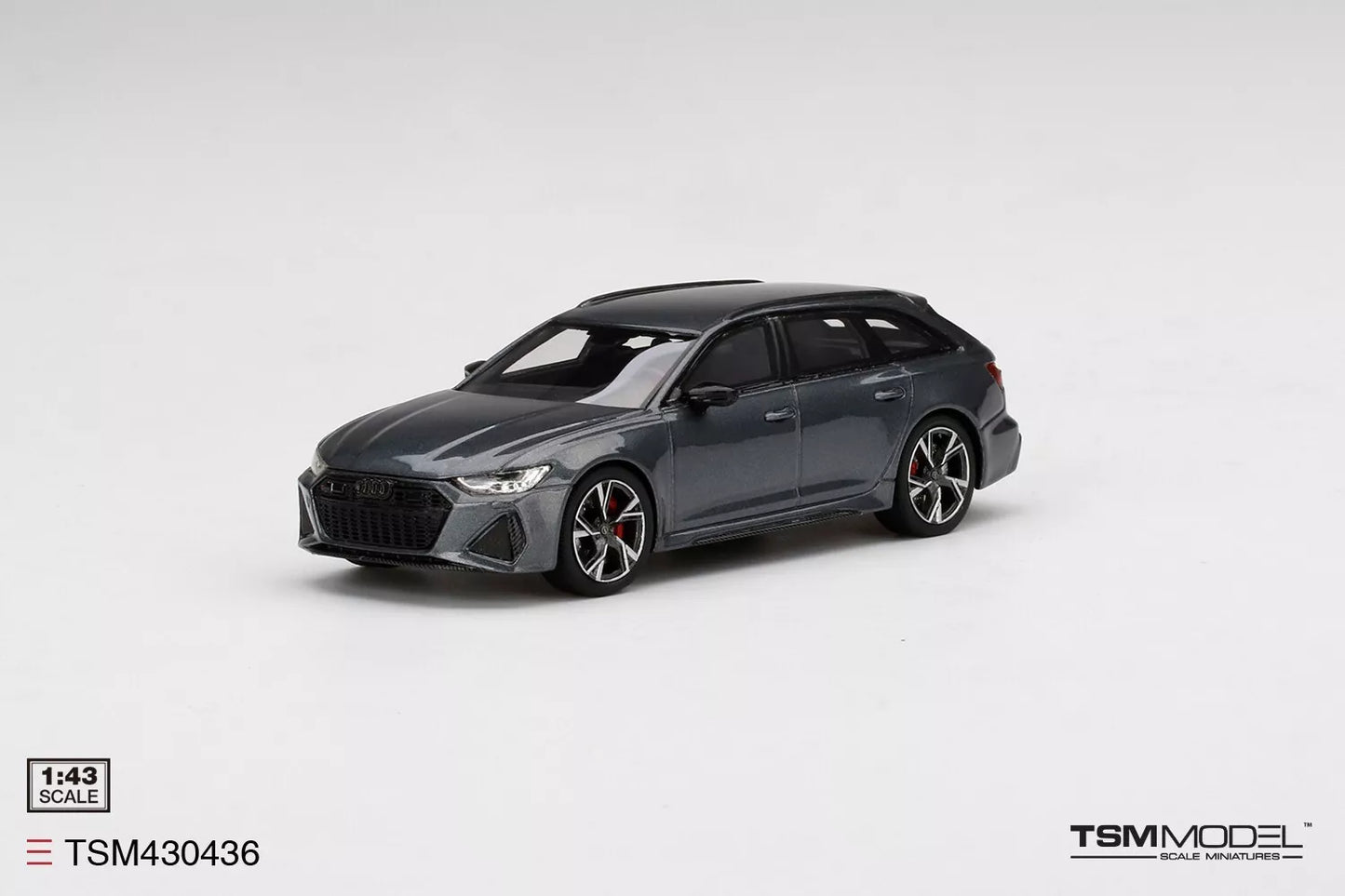 TRUESCALE MINIATURES AUDI RS 6 AVANT DAYTONA GREY