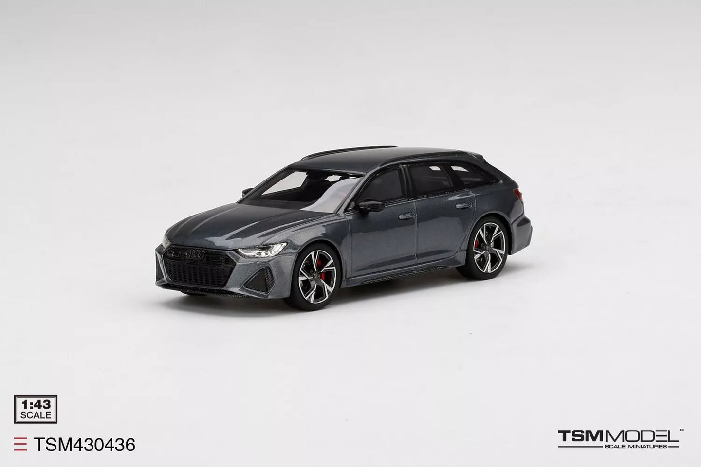 TRUESCALE MINIATURES AUDI RS 6 AVANT DAYTONA GREY