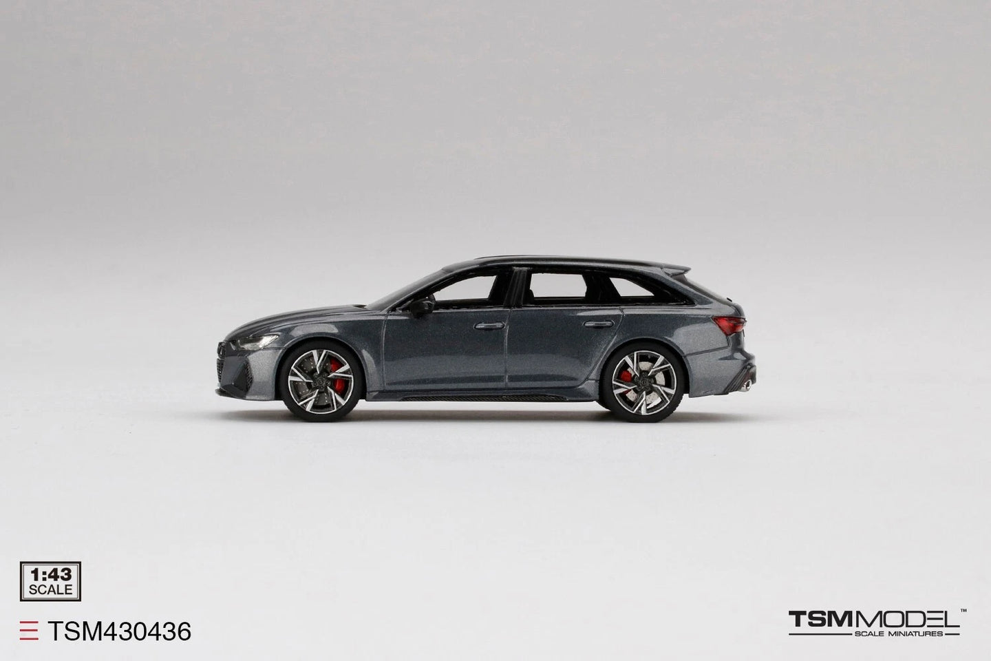 TRUESCALE MINIATURES AUDI RS 6 AVANT DAYTONA GREY