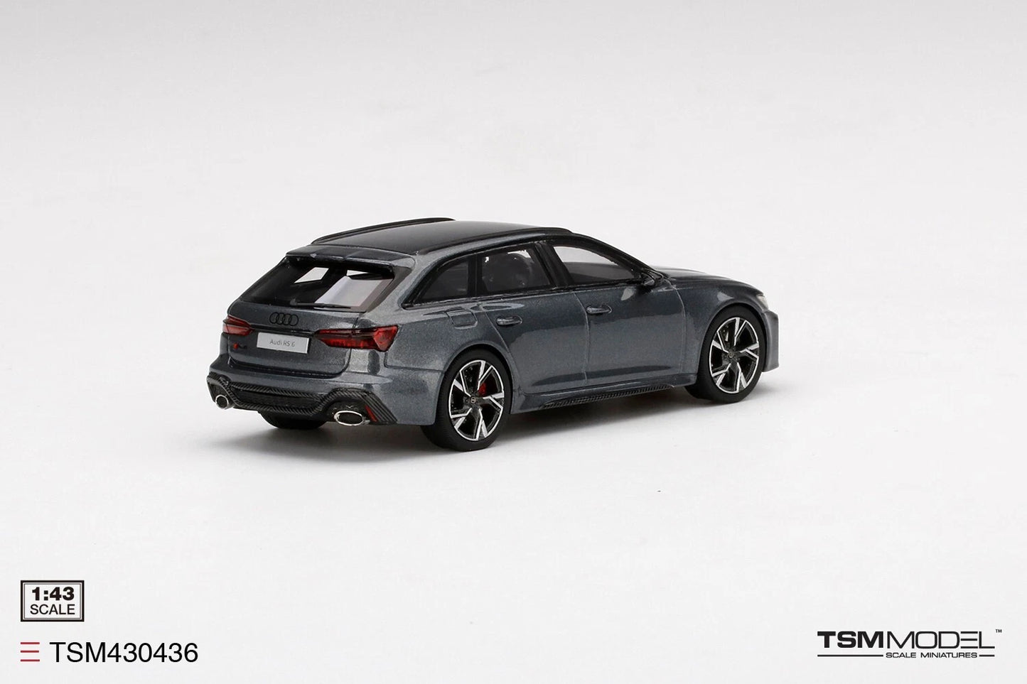 TRUESCALE MINIATURES AUDI RS 6 AVANT DAYTONA GREY