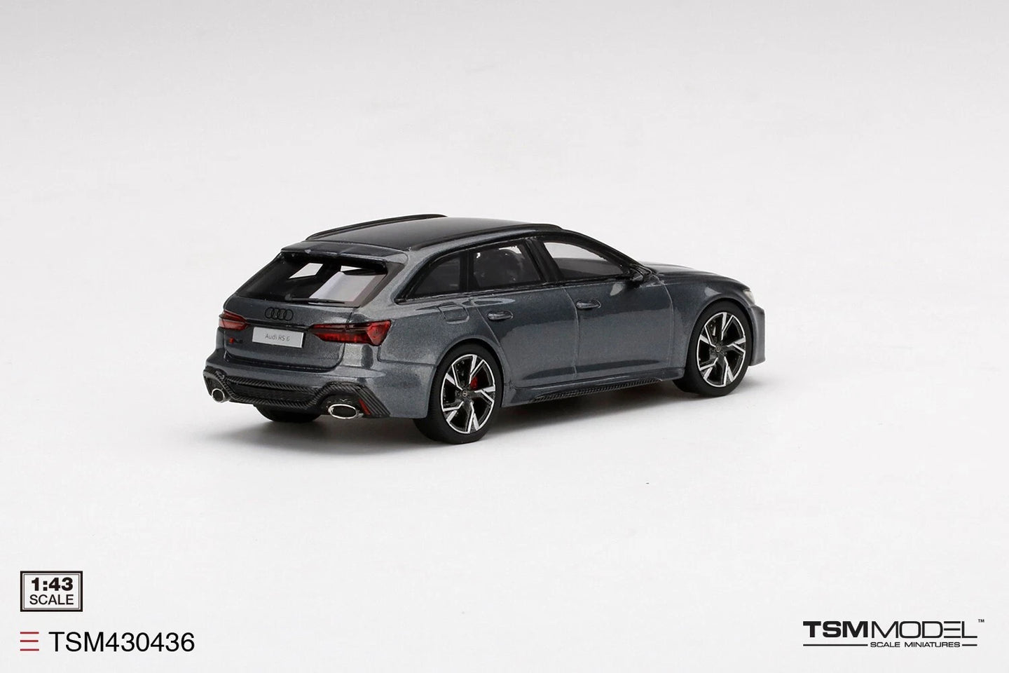 TRUESCALE MINIATURES AUDI RS 6 AVANT DAYTONA GREY