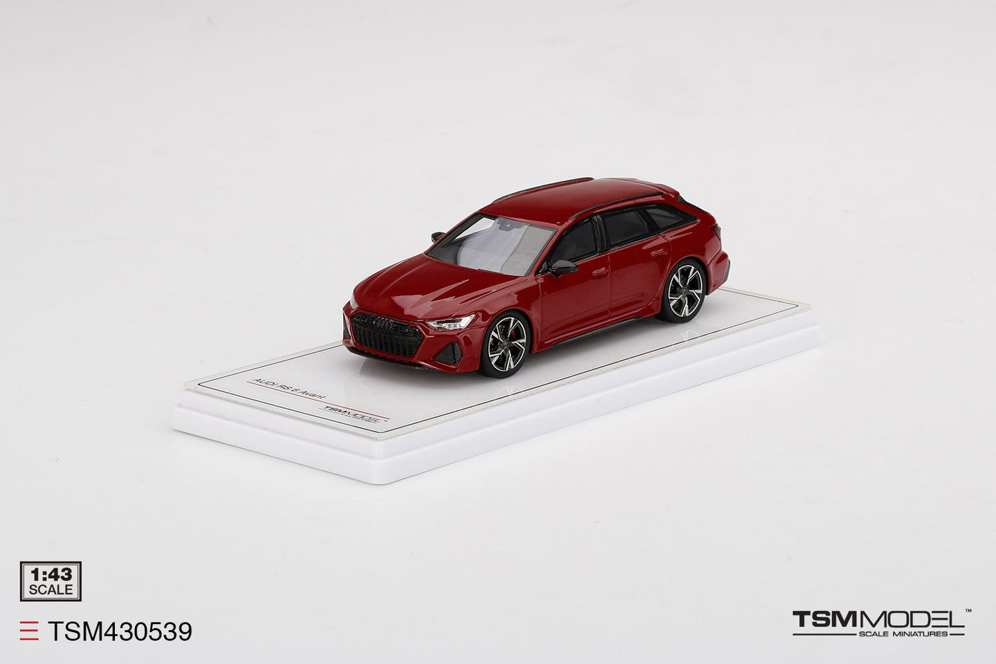 TRUESCALE MINIATURES AUDI RS 6 AVANT TANGO RED