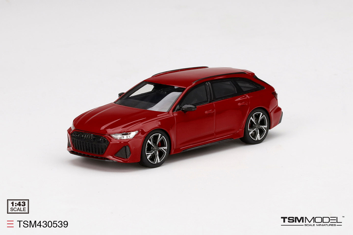 TRUESCALE MINIATURES AUDI RS 6 AVANT TANGO RED