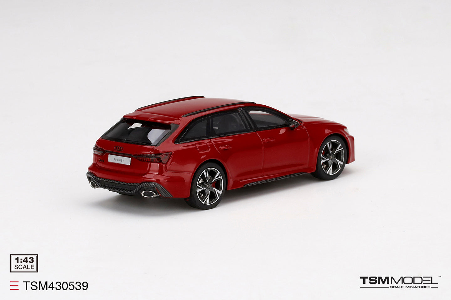 TRUESCALE MINIATURES AUDI RS 6 AVANT TANGO RED