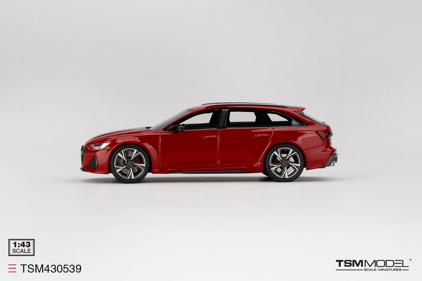 TRUESCALE MINIATURES AUDI RS 6 AVANT TANGO RED