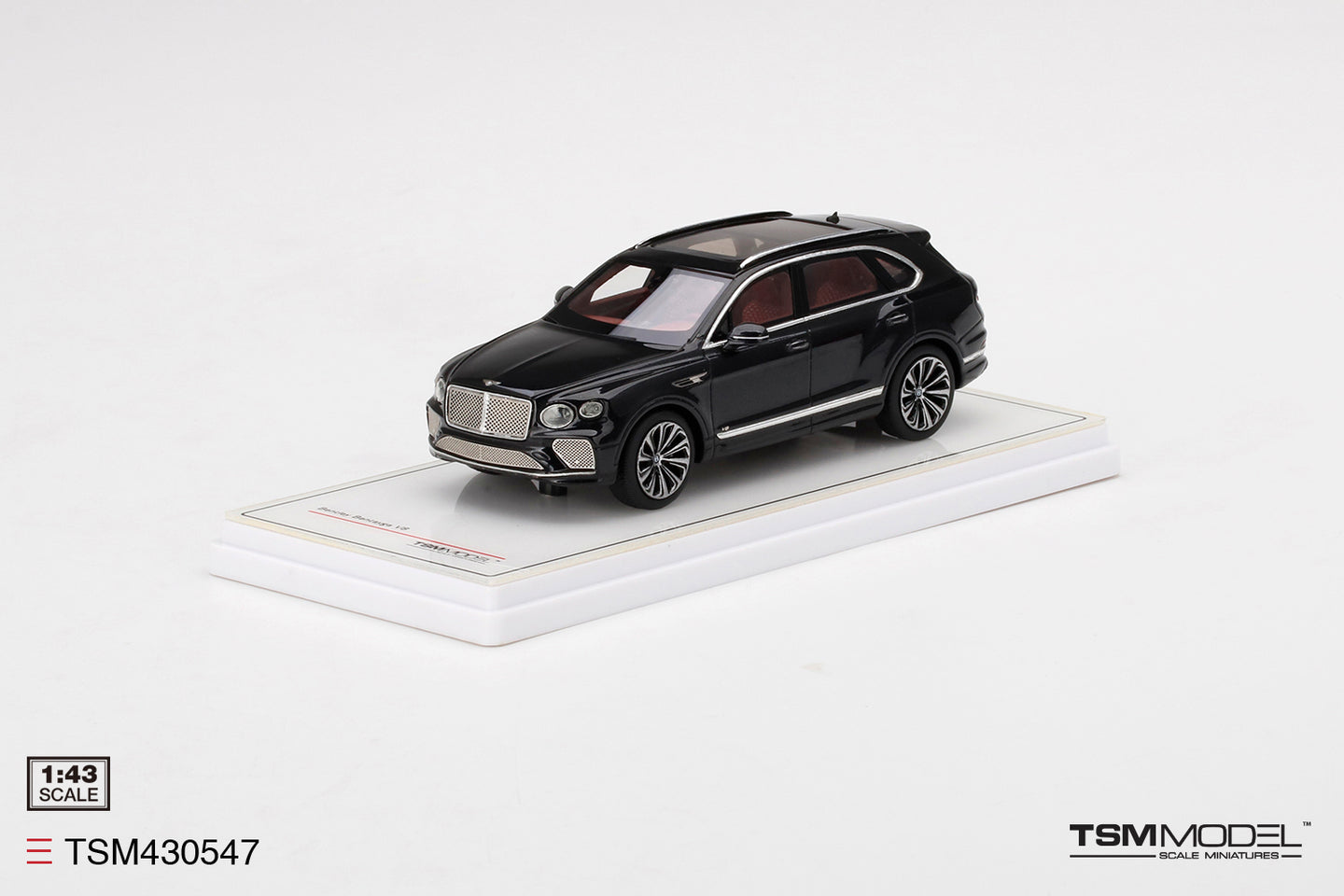 TRUE SCALE MINIATURES BENTLEY BENTAYGA V8 ONYX