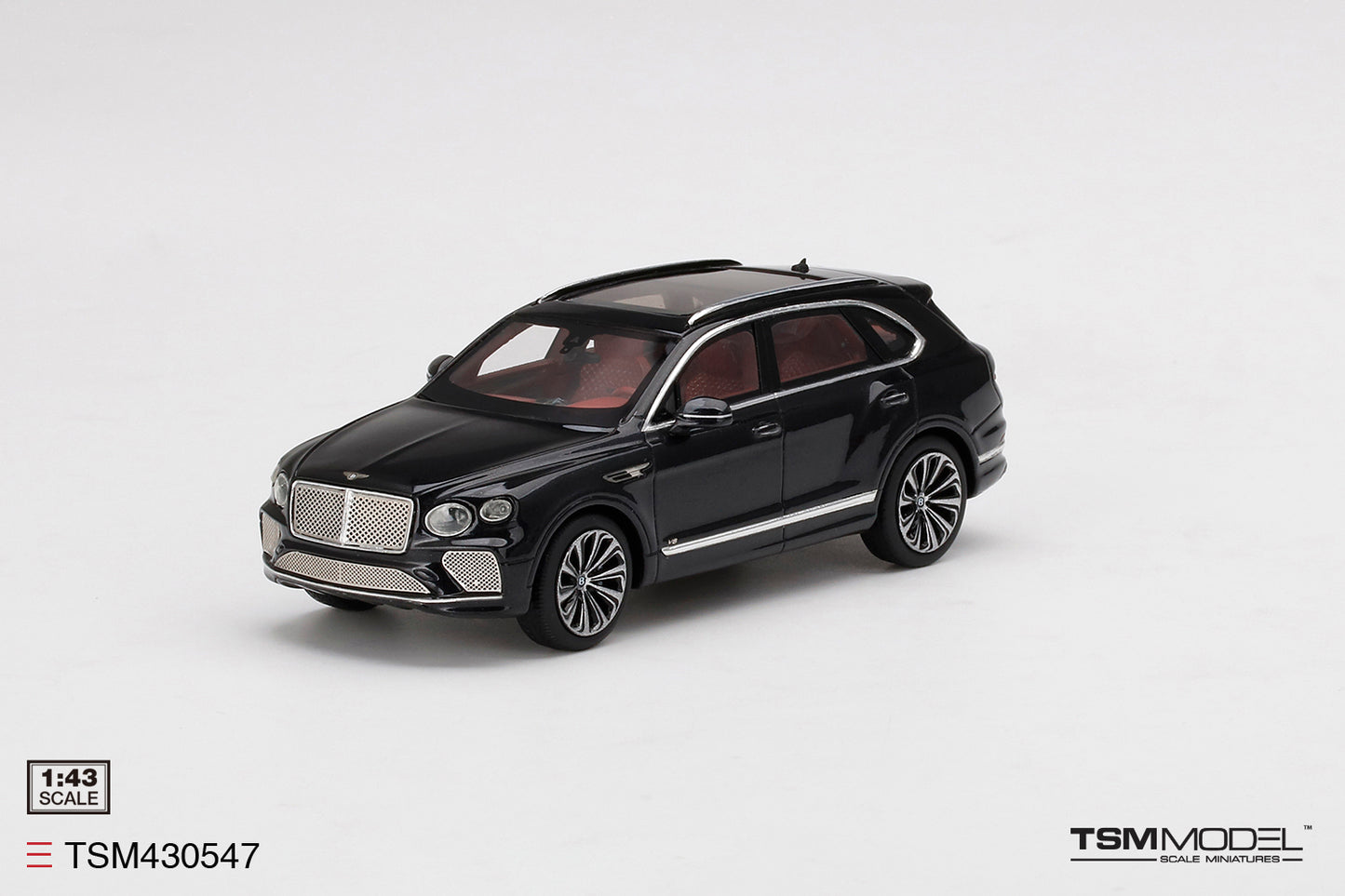 TRUE SCALE MINIATURES BENTLEY BENTAYGA V8 ONYX