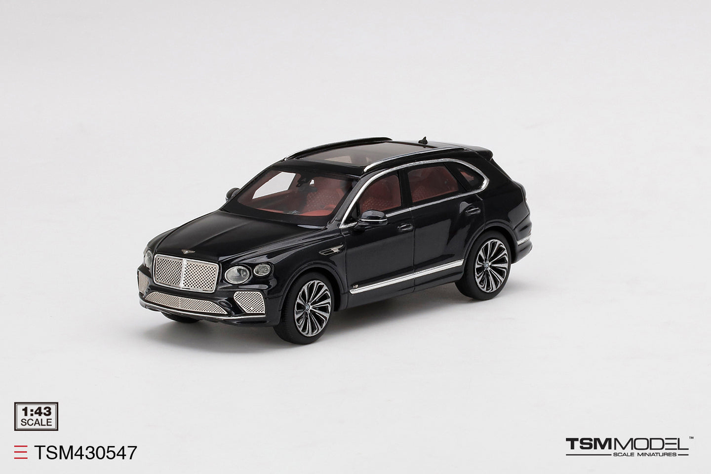 TRUE SCALE MINIATURES BENTLEY BENTAYGA V8 ONYX