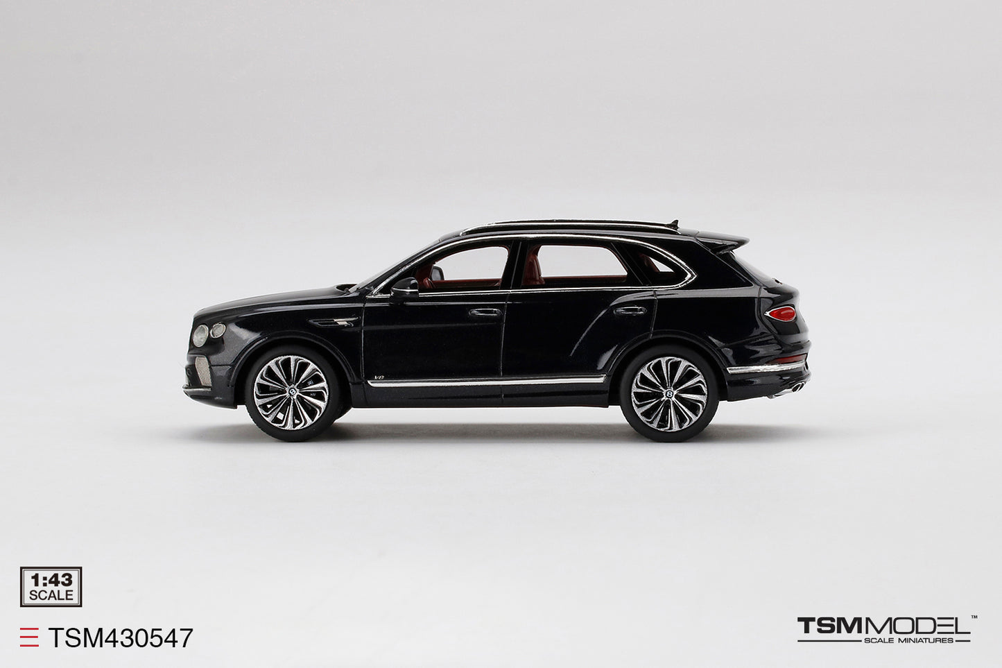 TRUE SCALE MINIATURES BENTLEY BENTAYGA V8 ONYX