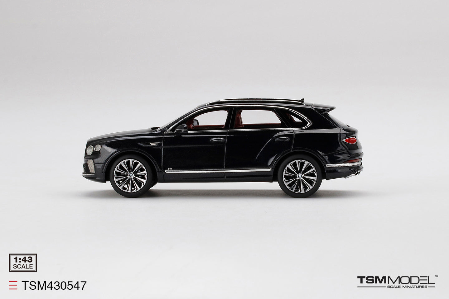 TRUE SCALE MINIATURES BENTLEY BENTAYGA V8 ONYX